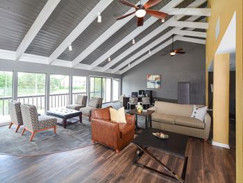 Clubhouse with lounge area